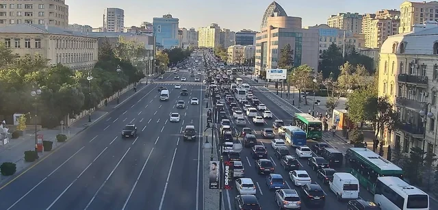 Paytaxtın hazırda hansı küçələrində sıxlıq var?&nbsp;