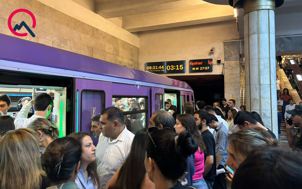 Bakı metrosunda problem - Stansiyalarda izdiham yaranıb - Yenilənib&nbsp;