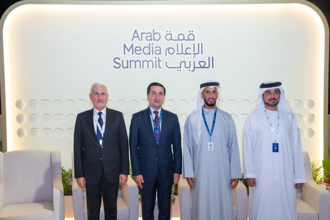 Hikmət Hacıyev Ərəb Media Forumunda iştirak edib&nbsp;