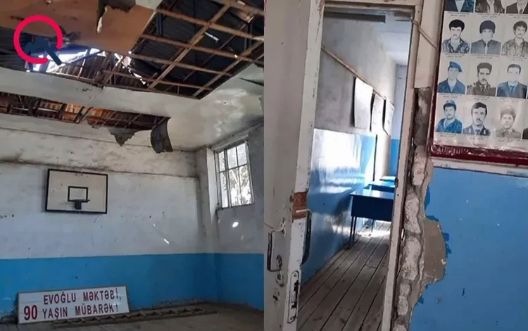 “Məktəb acınacaqlı vəziyyətdədir, uçub-dağılır” - VİDEO+FOTO