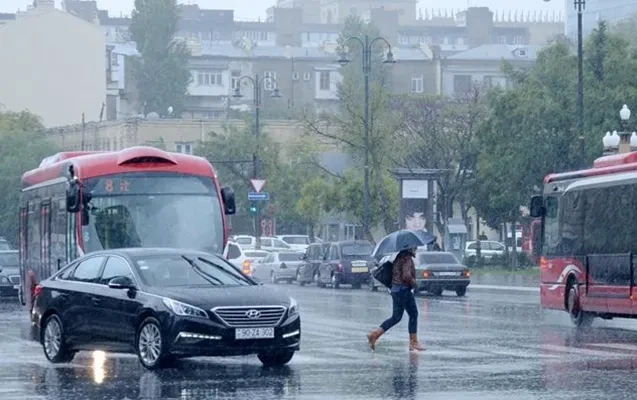 Sabah Bakıda yağış YAĞACAQ