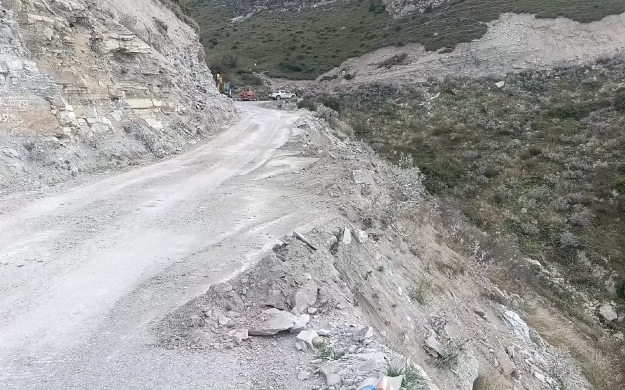 Quba-Xınalıq yolunda sürüşmə oldu
