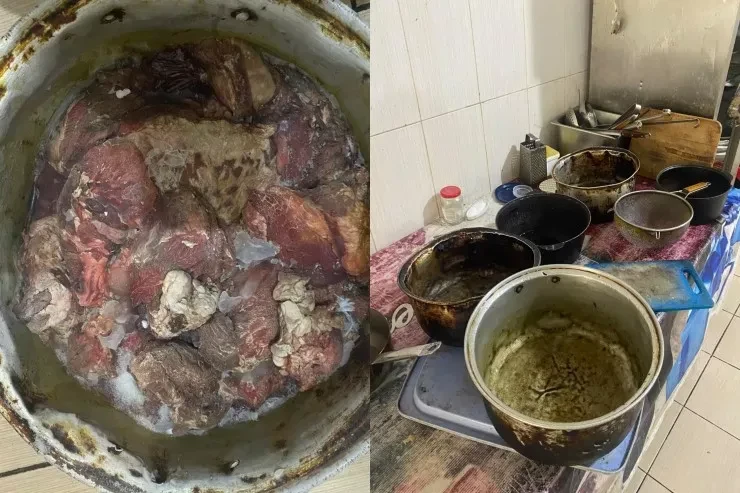 Məşhur şadlıq sarayındakı ət yararsız ÇIXDI