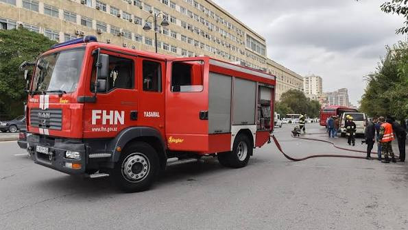 Sumqayıtda yanğın BAŞLADI