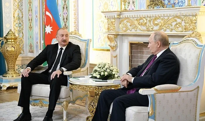 Əliyev Putin və Berdiməhəmmədovla görüşdü