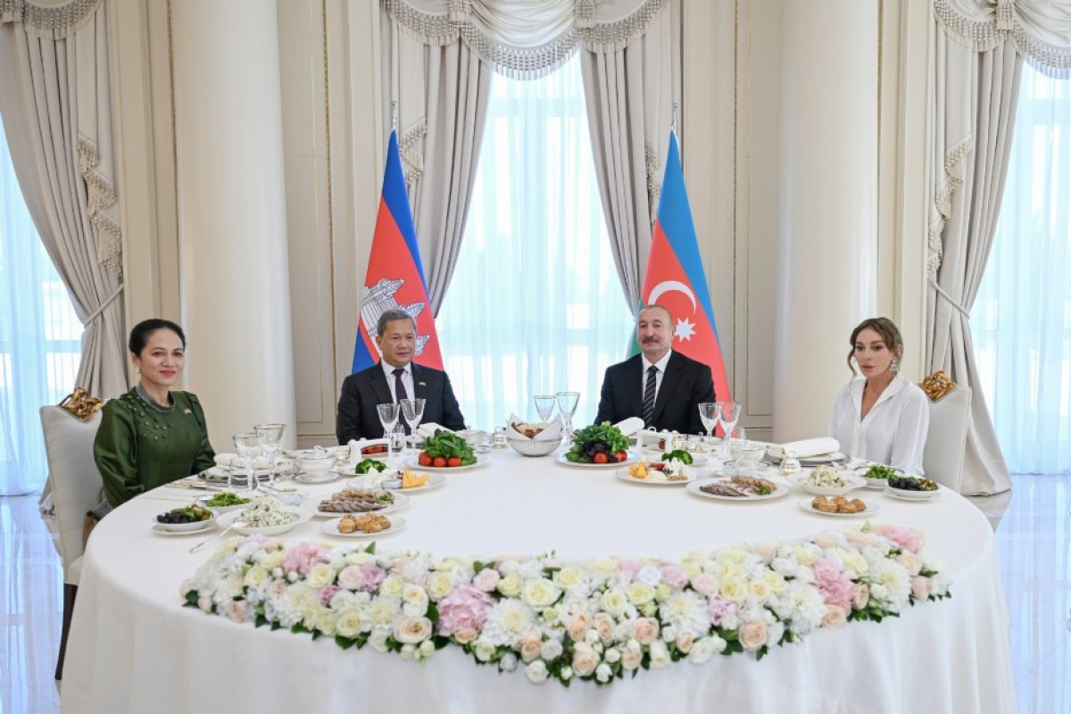 Prezident İlham Əliyevin adından Kamboca Baş nazirinin şərəfinə rəsmi nahar verilib&nbsp;