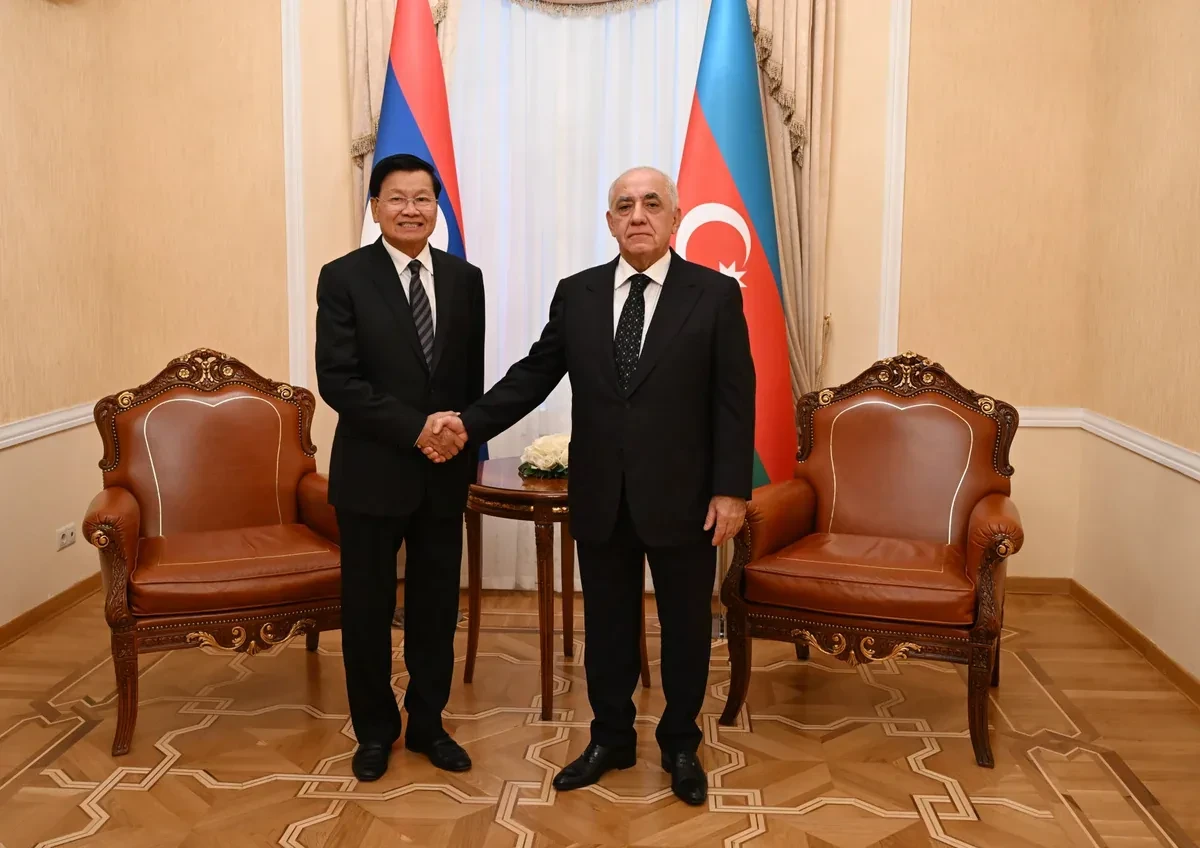 Əli Əsədov Laosun Prezidenti ilə ikitərəfli əməkdaşlığı müzakirə etdi