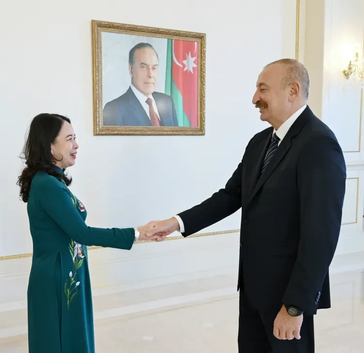 Prezident Vyetnamın Vitse-prezidenti ilə görüşdü