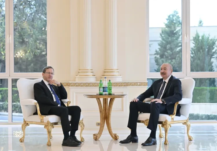 İlham Əliyevin İsrail Prezidenti ilə görüşdü