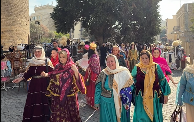 Bakıda “Kəlağayı” yürüşü - Video&nbsp;