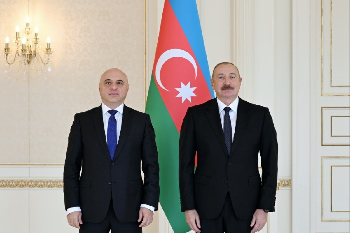 İlham Əliyev Gürcüstanın yeni səfirini qəbul etdi - FOTO