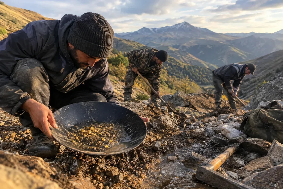 Lerikdə qızıl oğurlayaraq qaçan şəxslərdən biri qayadan yıxılaraq ÖLDÜ