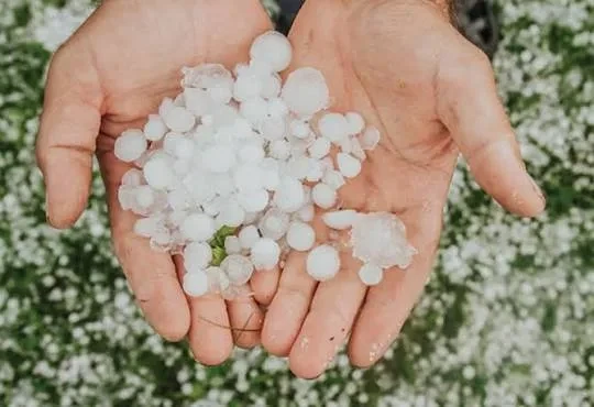 Naxçıvana dolu yağdı
