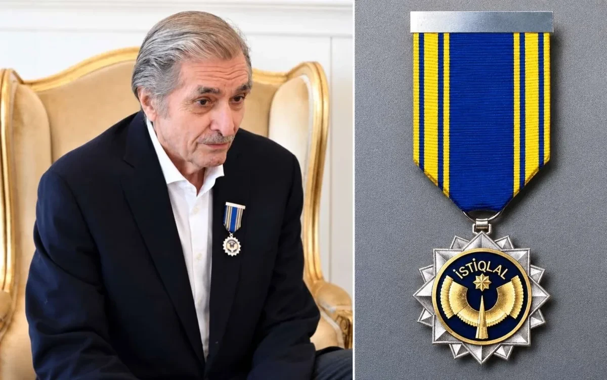 Təltif olunduğu ordeni illər öncə özü hazırlayıbmış...