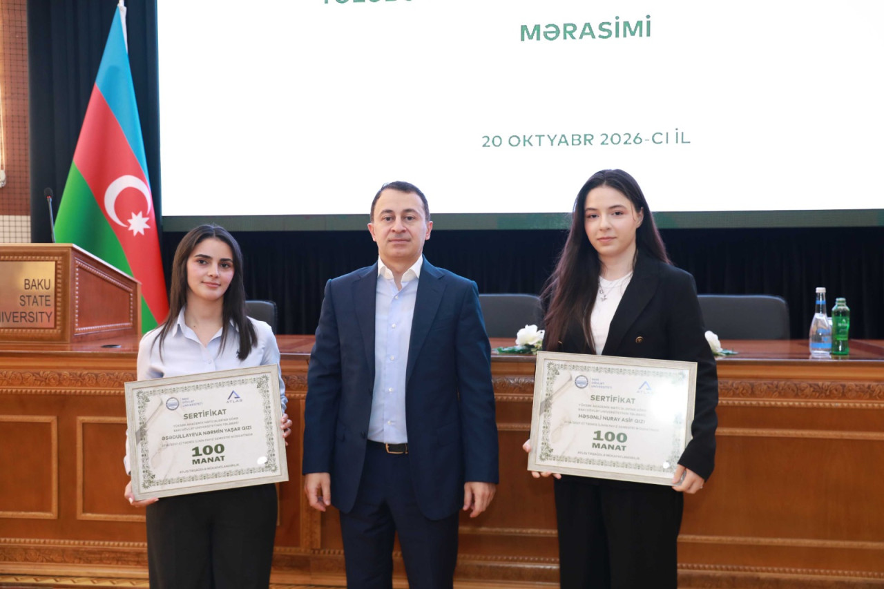 Atlas Group gələcəyin mütəxəssislərinə investisiya edir – BDU tələbələrinə təqaüd təqdim olunub