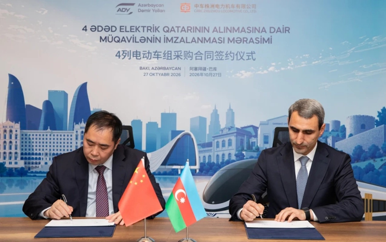ADY yeni rayonlararası sərnişin qatarları alır - Fotolar