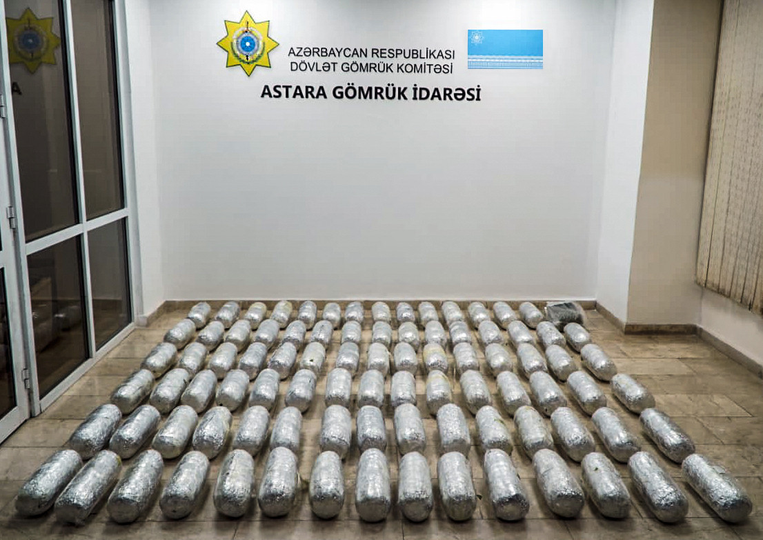 İrandan Rusiyaya aparılan yükdə külli miqdarda narkotik aşkarlandı