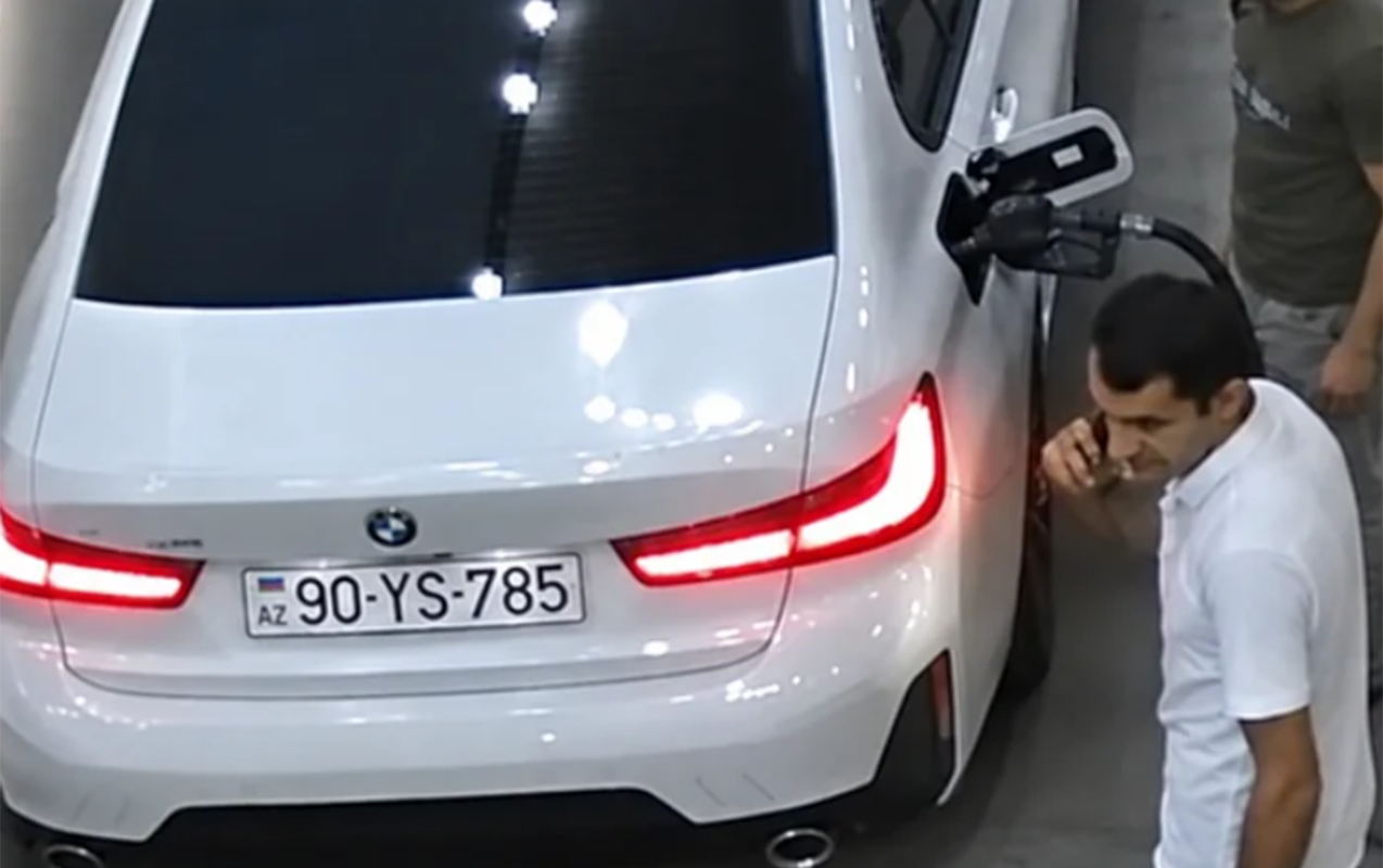 Özünü polis kimi təqdim edən şəxs tutuldu - Əlindəki oyuncaq silah imiş - Video&nbsp;