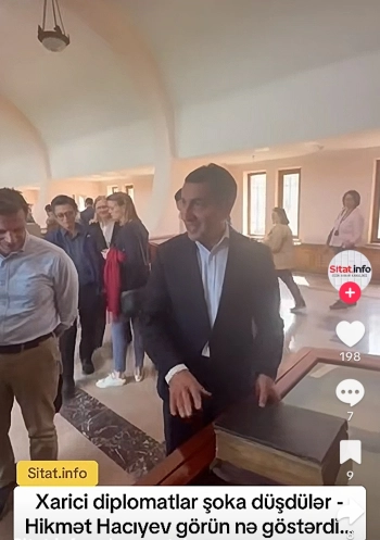 Xarici diplomatlar şoka düşdülər-Hikmət Hacıyev görün nə göstərdi...