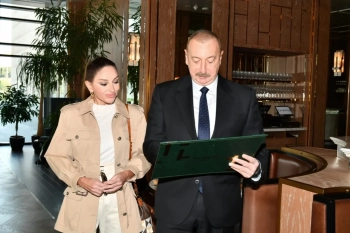 İlham Əliyev və Mehriban Əliyeva “Pirqulu Park” hotelinin açılışında&nbsp;