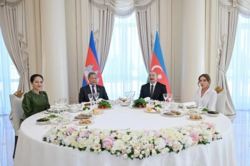 Prezident İlham Əliyevin adından Kamboca Baş nazirinin şərəfinə rəsmi nahar verilib&nbsp;