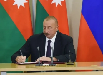 İlham Əliyev Ukrayna ilə bağlı qanun imzaladı
