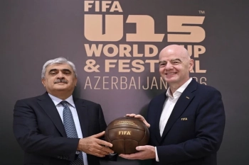 Azərbaycana təşəkkürümü bildirirəm - FIFA prezidenti